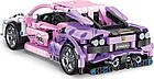 Дитячий конструктор Pink Sports Car Blocks 652 ел., фото 3