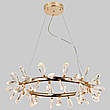 Бронзова люстра "Crystal" 70см 40W (85-6601-42), фото 7