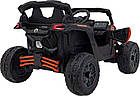 Дитячий акумуляторний квадроцикл CAN-AM Maverick Orange, фото 5
