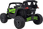 Дитячий акумуляторний квадроцикл CAN-AM Maverick Зелений, фото 4