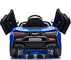 Дитяча акумуляторна машинка McLaren Artura на акумуляторі Синя, фото 4