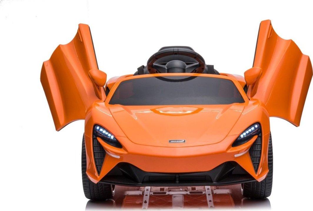 Дитяча акумуляторна машинка Дитячий McLaren Artura Помаранчева, фото 1