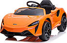 Дитяча акумуляторна машинка Дитячий McLaren Artura Помаранчева, фото 9