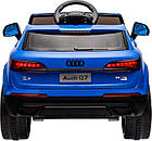 Дитяча акумуляторна машинка Audi Q7 NEW LIFT Синя, фото 6