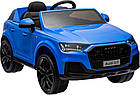 Дитяча акумуляторна машинка Audi Q7 NEW LIFT Синя, фото 7