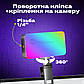 Набір блогера риг клітка для телефону на тринозі 9 в 1 з мікрофоном на камеру відеосвітло RGB на акумуляторі, фото 3