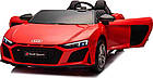 Дитяча акумуляторна машинка Audi Spyder R8 LIFT Червона, фото 2