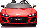Дитяча акумуляторна машинка Audi Spyder R8 LIFT Червона, фото 3