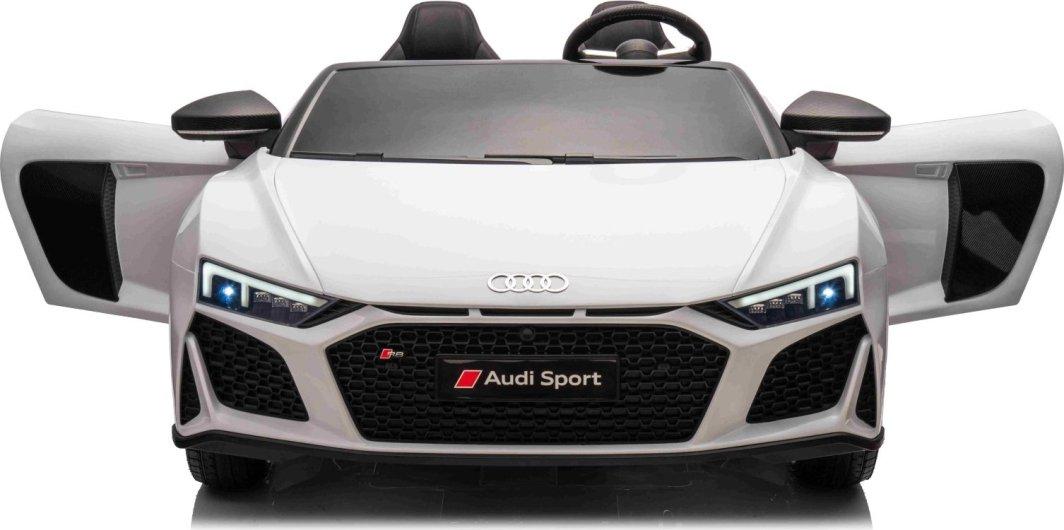 Дитяча акумуляторна машинка Audi Spyder R8 LIFT STRONG Біла, фото 1