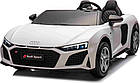 Дитяча акумуляторна машинка Audi Spyder R8 LIFT STRONG Біла, фото 4