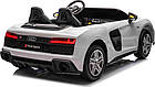 Дитяча акумуляторна машинка Audi Spyder R8 LIFT STRONG Біла, фото 8