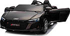Дитяча акумуляторна машинка Audi Spyder R8 LIFT STRONG Чорна, фото 2
