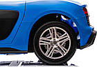 Дитяча акумуляторна машинка Audi Spyder R8 LIFT STRONG Синя, фото 10