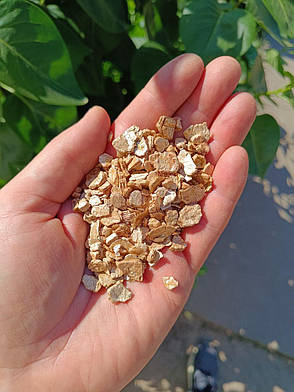 Вермикуліт спучений фракція LARGE EU (~8 мм) - природний 1 л, фото 2