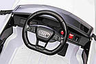 Дитяча акумуляторна машинка Audi SQ8 Біла, фото 6
