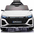 Дитяча акумуляторна машинка Audi SQ8 Біла, фото 10