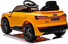 Дитяча акумуляторна машинка Audi SQ8 Жовта, фото 7