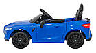 Дитяча акумуляторна машинка BMW M4 Синя, фото 5