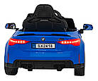 Дитяча акумуляторна машинка BMW M4 Синя, фото 8