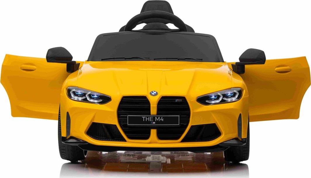 Дитяча акумуляторна машинка BMW M4 Жовта, фото 1