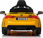 Дитяча акумуляторна машинка BMW M4 Жовта, фото 5