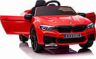 Дитяча акумуляторна машинка BMW M5 DRIFT Червона, фото 8
