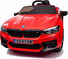 Дитяча акумуляторна машинка BMW M5 DRIFT Червона, фото 9