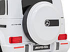 Дитяча акумуляторна машинка Mercedes AMG G63. Біла, фото 5