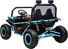 Дитяча акумуляторна машинка Баггі FASTER Блакитна, фото 4