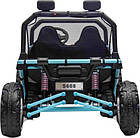 Дитяча акумуляторна машинка Баггі FASTER Блакитна, фото 5