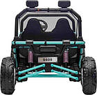 Дитяча акумуляторна машинка Баггі FASTER Бірюзовий, фото 2