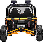 Дитяча акумуляторна машинка Баггі FASTER Р Жовта, фото 2