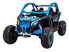 Дитяча акумуляторна машинка Баггі Maverick Turbo RR Блакитна, фото 3