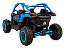 Дитяча акумуляторна машинка Баггі Maverick Turbo RR Блакитна, фото 5