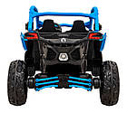 Дитяча акумуляторна машинка Баггі Maverick Turbo RR Блакитна, фото 6