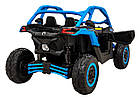 Дитяча акумуляторна машинка Баггі Maverick Turbo RR Блакитна, фото 7