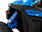Дитяча акумуляторна машинка Баггі Maverick Turbo RR Блакитна, фото 10