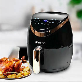 Аерофритюрниця сенсорна 2400W НМ-776А без масла аерогриль 6л з таймером та знімною чашею для дому