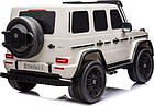 Дитяча акумуляторна машинка Mercedes Benz G63 AMG XXL Біла, фото 6