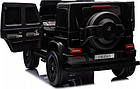 Дитяча акумуляторна машинка Mercedes Benz G63 AMG XXL Чорна, фото 7