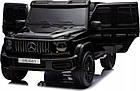 Дитяча акумуляторна машинка Mercedes Benz G63 AMG XXL Чорна, фото 8