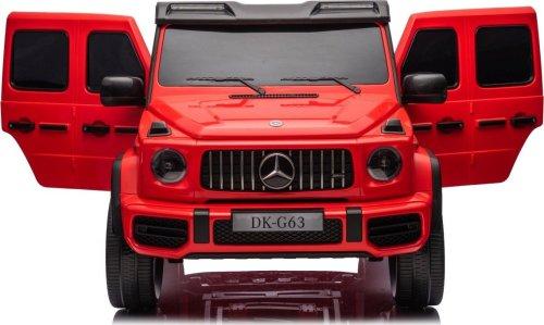 Дитяча акумуляторна машинка Mercedes Benz G63 AMG XXL Червона, фото 1