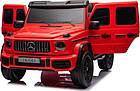 Дитяча акумуляторна машинка Mercedes Benz G63 AMG XXL MP4 Червона, фото 7