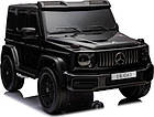 Дитяча акумуляторна машинка Mercedes Benz G63 AMG XXL MP4 Чорна, фото 6