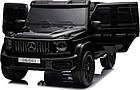 Дитяча акумуляторна машинка Mercedes Benz G63 AMG XXL MP4 Чорна, фото 7