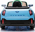 Дитяча акумуляторна машинка Mini Concept Aceman Блакитна, фото 2