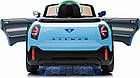 Дитяча акумуляторна машинка Mini Concept Aceman Блакитна, фото 4