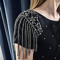 Плечова брошка , Black Diamond 1шт