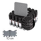 Килимок-пазл NILS FUN MD03 140х140х1 см, 36 деталей, сірий, фото 6