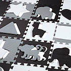 Килимок-пазл NILS FUN MD03 140х140х1 см, 36 деталей, сірий, фото 7